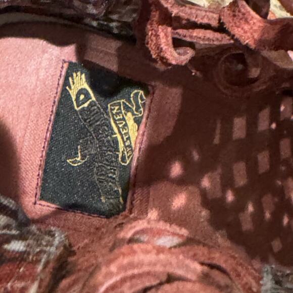 Freebird Steven Women's Lazor Leather Boots Leather Soles Red Size 6 NWOB - Picture 12 of 12